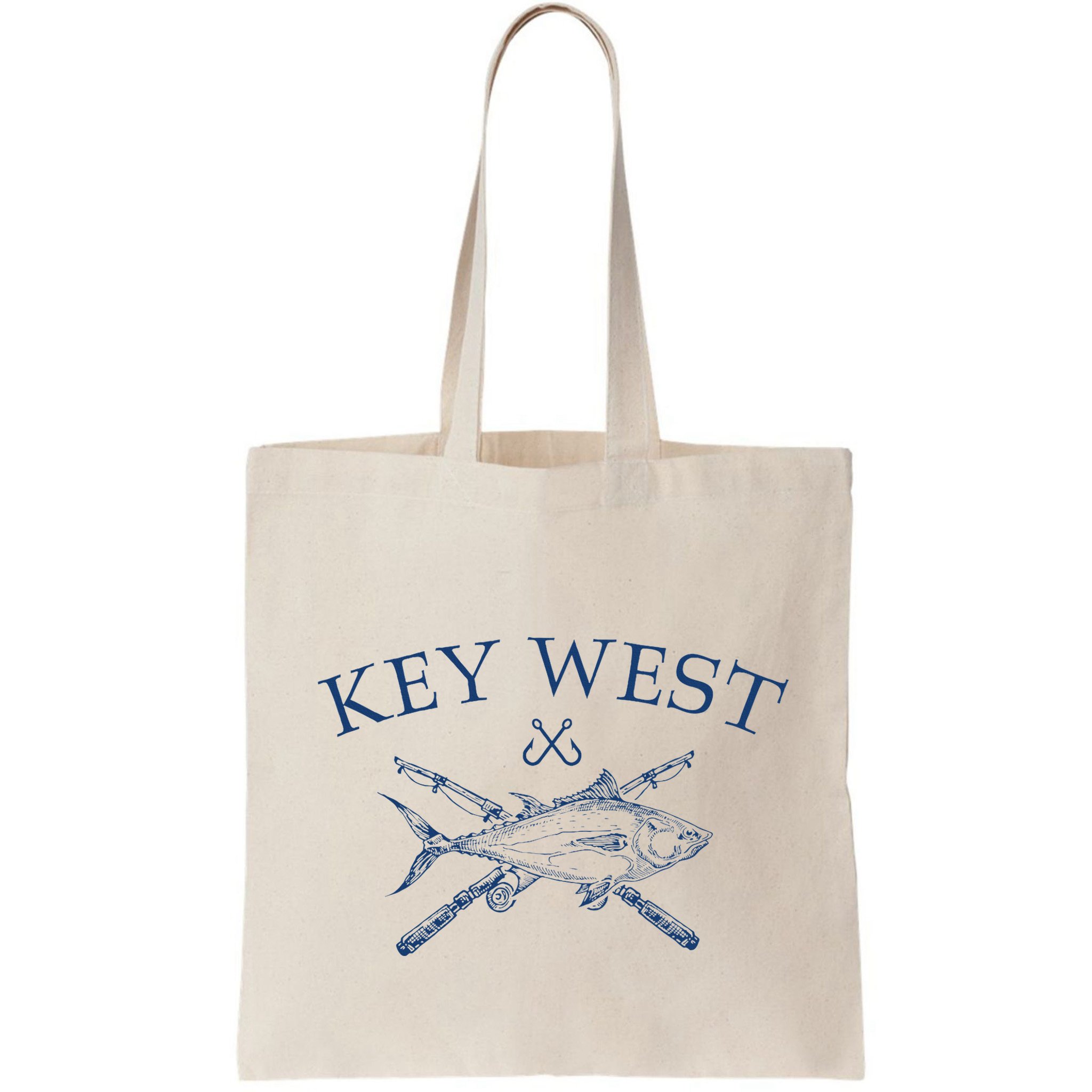 Key West Florida Souvenirs Fishing Vintage Bag
