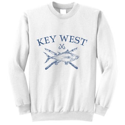 Key West Florida Souvenirs Fishing Vintage Sweatshirt