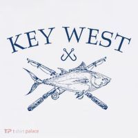 Key West Florida Souvenirs Fishing Vintage Poster