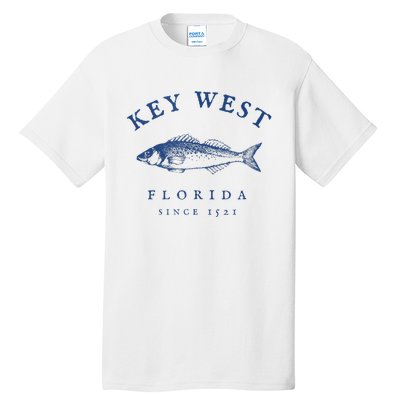 Key West Florida Vintage Fishing Tall T-Shirt