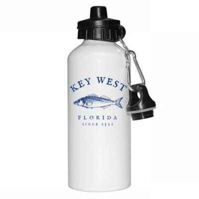 Key West Florida Vintage Fishing Aluminum Water Bottle