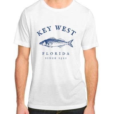 Key West Florida Vintage Fishing Adult ChromaSoft Performance T-Shirt