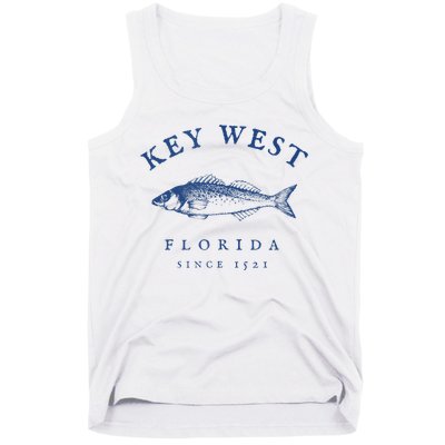 Key West Florida Vintage Fishing Tank Top