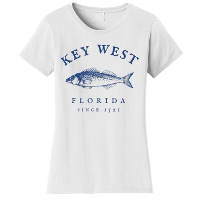 Key West Florida Vintage Fishing Women's T-Shirt