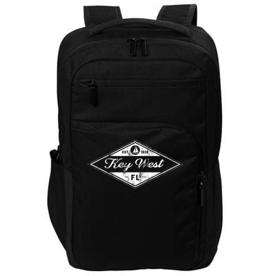 Key West Florida Vintage 1828 Beach Boating Impact Tech Backpack