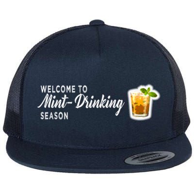 Kentucky Whiskey Gift Mint Julep Bourbon Derby Day Ing Gift Flat Bill Trucker Hat