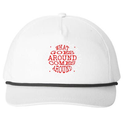 Karma What Goes Around Comes Around Snapback Five-Panel Rope Hat