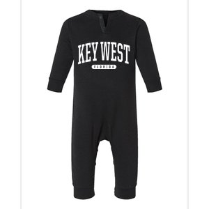 Key West Gift Meaningful Gift College University Style Usa Infant Fleece One Piece