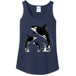 Killer Whale Gifts Shirt. Jumping Orca Killer Whales Killer Ladies Essential Tank