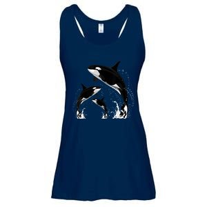 Killer Whale Gifts Shirt. Jumping Orca Killer Whales Killer Ladies Essential Flowy Tank