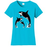 Killer Whale Gifts Shirt. Jumping Orca Killer Whales Killer Women's T-Shirt