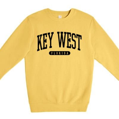 Key West Gift Meaningful Gift College University Style Usa Premium Crewneck Sweatshirt