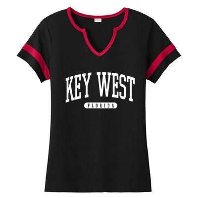 Key West Gift Meaningful Gift College University Style Usa Ladies Halftime Notch Neck Tee