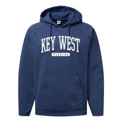 Key West Gift Meaningful Gift College University Style Usa Performance Fleece Hoodie