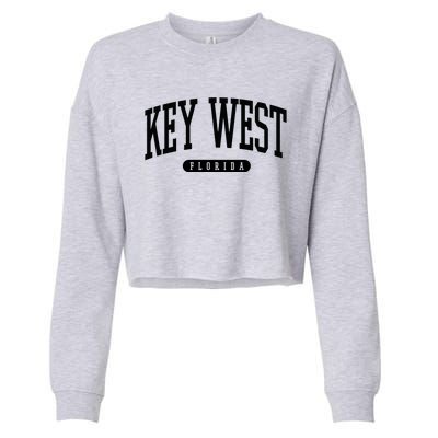 Key West Gift Meaningful Gift College University Style Usa Cropped Pullover Crew