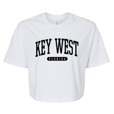 Key West Gift Meaningful Gift College University Style Usa Bella+Canvas Jersey Crop Tee