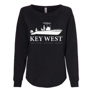 Key West Harbor Navigational Nautical Chart Florida Fishing Womens California Wash Sweatshirt