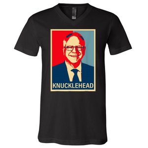 Knucklehead Waltz IM A Knucklehead At Times Tim Walz Debate V-Neck T-Shirt