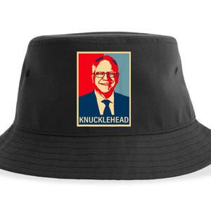 Knucklehead Waltz IM A Knucklehead At Times Tim Walz Debate Sustainable Bucket Hat