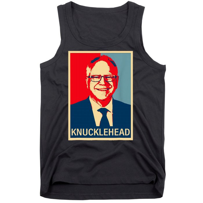 Knucklehead Waltz IM A Knucklehead At Times Tim Walz Debate Tank Top