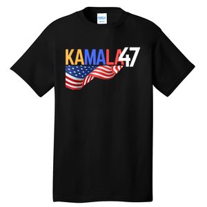 Kamala Wins Is Kalama 47 Is Kamala Supporter Tall T-Shirt