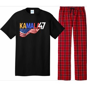 Kamala Wins Is Kalama 47 Is Kamala Supporter Pajama Set