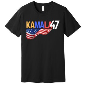 Kamala Wins Is Kalama 47 Is Kamala Supporter Premium T-Shirt