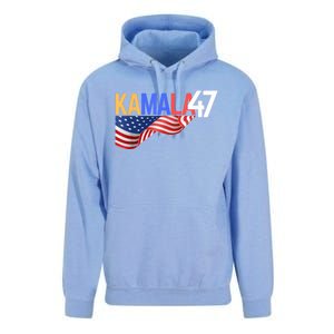 Kamala Wins Is Kalama 47 Is Kamala Supporter Unisex Surf Hoodie