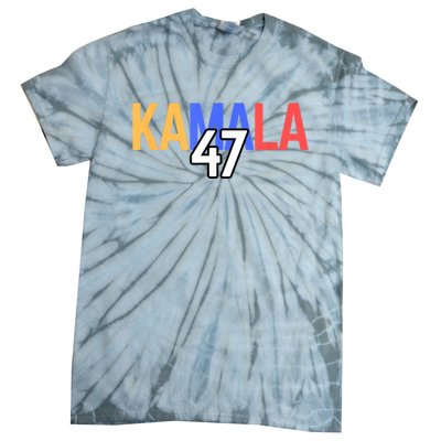 Kamala Wins Is Kalama 47 Is Kamala Supporter Tie-Dye T-Shirt