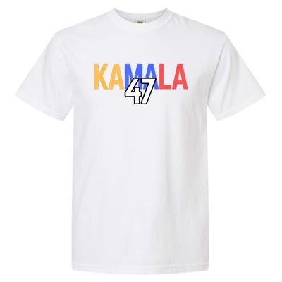 Kamala Wins Is Kalama 47 Is Kamala Supporter Garment-Dyed Heavyweight T-Shirt