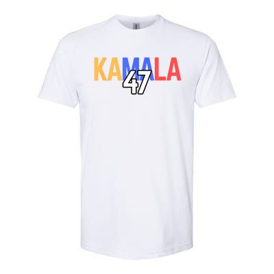 Kamala Wins Is Kalama 47 Is Kamala Supporter Softstyle® CVC T-Shirt