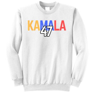 Kamala Wins Is Kalama 47 Is Kamala Supporter Sweatshirt