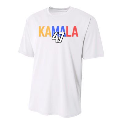 Kamala Wins Is Kalama 47 Is Kamala Supporter Performance Sprint T-Shirt