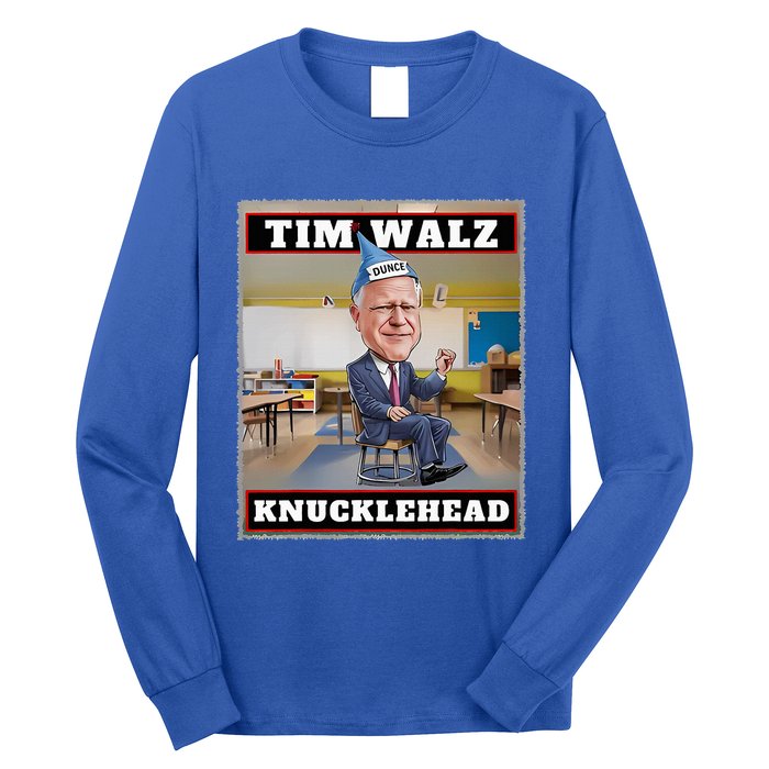 Knucklehead Waltz IM A Knucklehead At Times Tim Walz Debate Long Sleeve Shirt