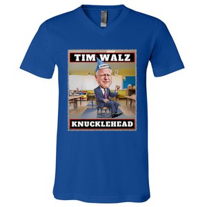 Knucklehead Waltz IM A Knucklehead At Times Tim Walz Debate V-Neck T-Shirt