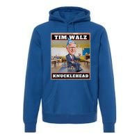 Knucklehead Waltz IM A Knucklehead At Times Tim Walz Debate Premium Hoodie