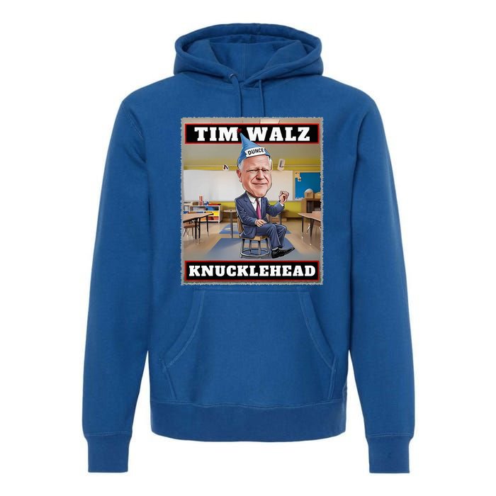 Knucklehead Waltz IM A Knucklehead At Times Tim Walz Debate Premium Hoodie