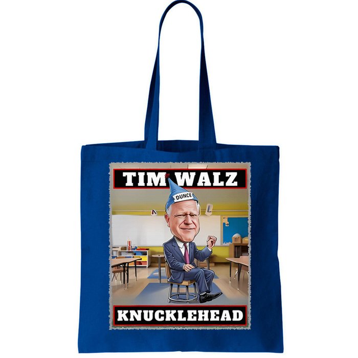 Knucklehead Waltz IM A Knucklehead At Times Tim Walz Debate Tote Bag