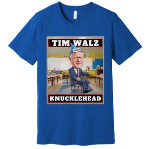 Knucklehead Waltz IM A Knucklehead At Times Tim Walz Debate Premium T-Shirt