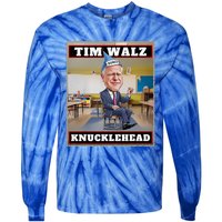 Knucklehead Waltz IM A Knucklehead At Times Tim Walz Debate Tie-Dye Long Sleeve Shirt