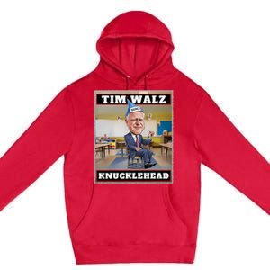 Knucklehead Waltz IM A Knucklehead At Times Tim Walz Debate Premium Pullover Hoodie