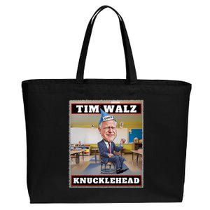 Knucklehead Waltz IM A Knucklehead At Times Tim Walz Debate Cotton Canvas Jumbo Tote