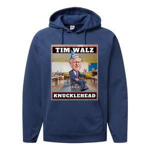 Knucklehead Waltz IM A Knucklehead At Times Tim Walz Debate Performance Fleece Hoodie