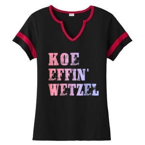 Koe Wetzel, Koe Effin Wetzel, Koe Wetzel Concert Clasic Ladies Halftime Notch Neck Tee