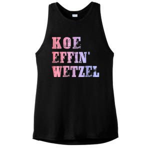 Koe Wetzel, Koe Effin Wetzel, Koe Wetzel Concert Clasic Ladies PosiCharge Tri-Blend Wicking Tank