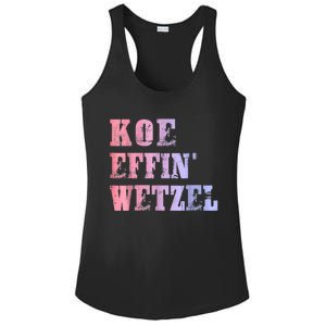 Koe Wetzel, Koe Effin Wetzel, Koe Wetzel Concert Clasic Ladies PosiCharge Competitor Racerback Tank