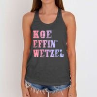 Koe Wetzel, Koe Effin Wetzel, Koe Wetzel Concert Clasic Women's Knotted Racerback Tank