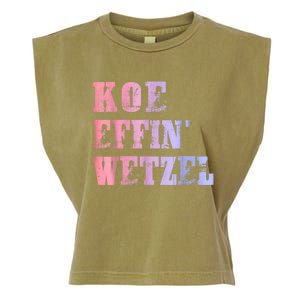 Koe Wetzel, Koe Effin Wetzel, Koe Wetzel Concert Clasic Garment-Dyed Women's Muscle Tee