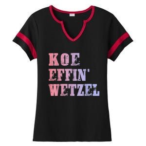 Koe Wetzel , Koe Effin Wetzel, Koe Wetzel Concert Tee Ladies Halftime Notch Neck Tee