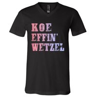 Koe Wetzel , Koe Effin Wetzel, Koe Wetzel Concert Tee V-Neck T-Shirt